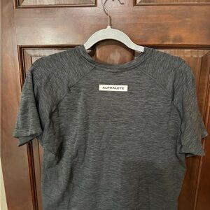 Alphalete Charcoal Athletic Tee